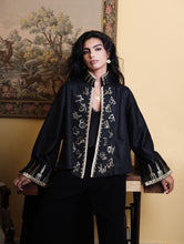 Load image into Gallery viewer, HOROUF Black Short Jacket