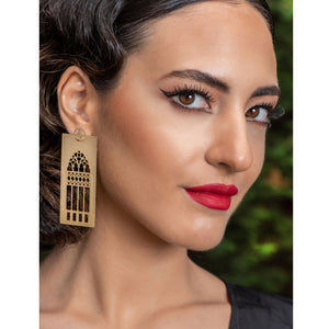 The Lebanese Triple Arch Windows Earrings