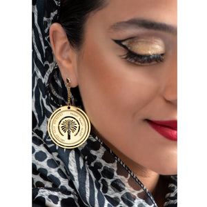 UAE Palm Earrings